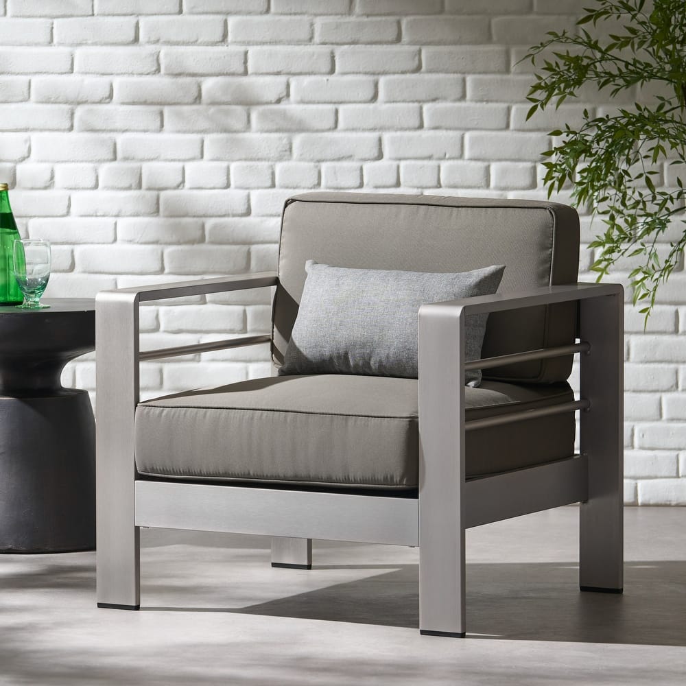 Christopher Knight Home - Cape Coral Outdoor Aluminum Club Chair