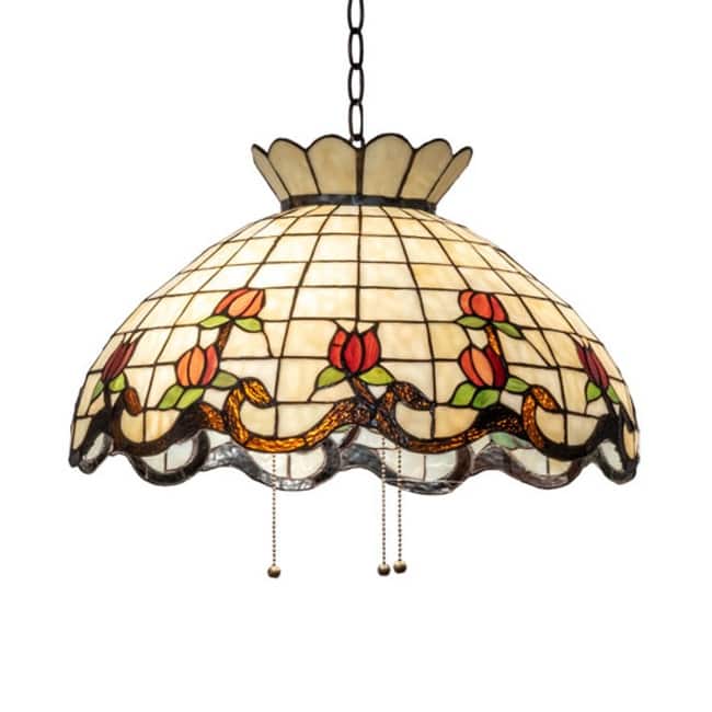 Meyda Tiffany 232767 3 Light 20" Wide Pendant - Mahogany Bronze
