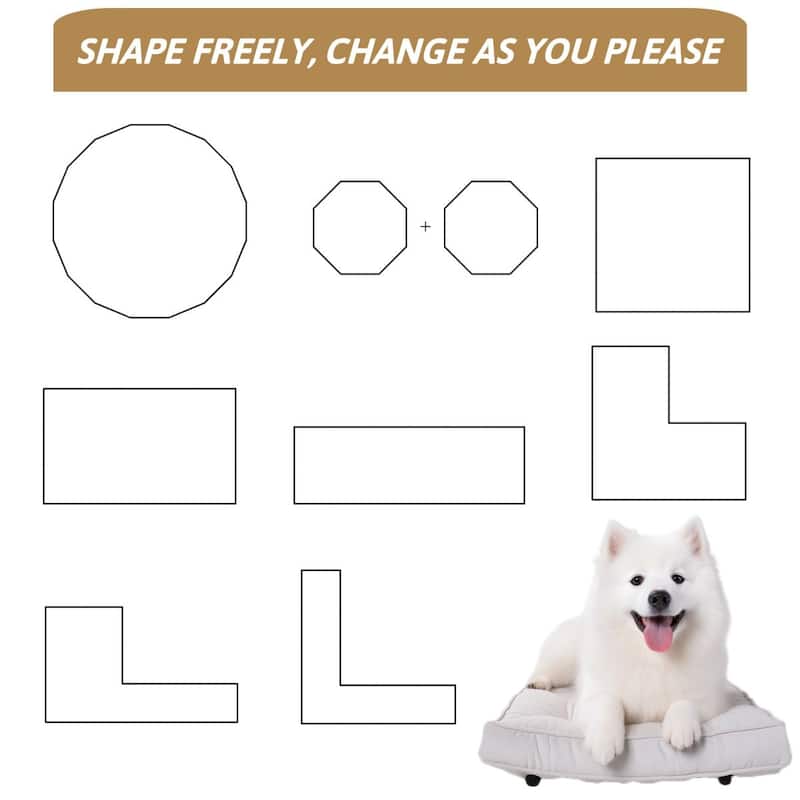 Heavy Duty Metal Dog Playpen with Door and 6 to 16 Panels for Indoor Outdoor