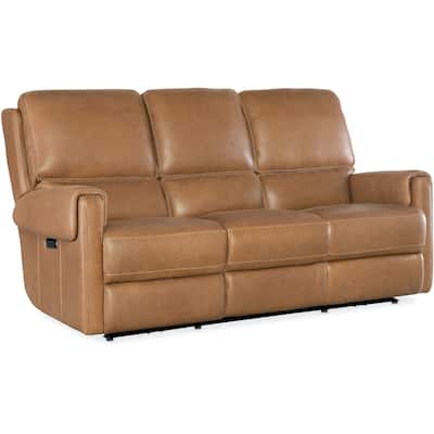 Hooker Furniture SS718-PHZ3 Somers 79" Wide Leather Standard with Zero
