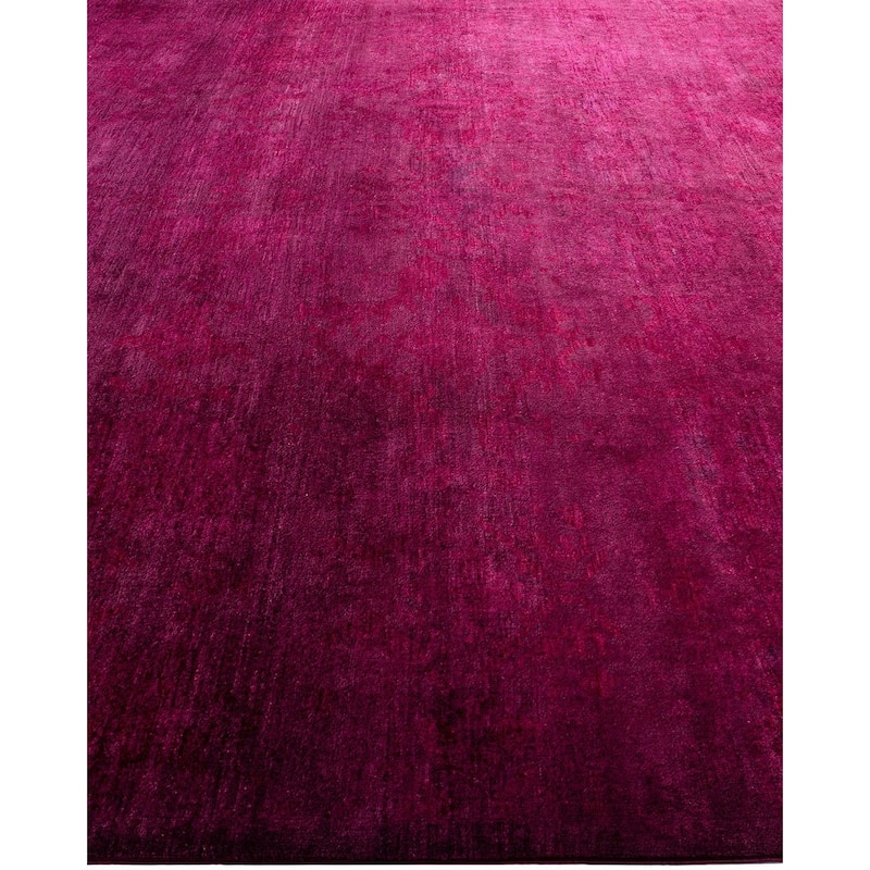 Vibrance One-of-a-Kind Hand-Knotted Area Rug - Red, 9' 3" x 9' 4" - 9' 3" x 9' 4"