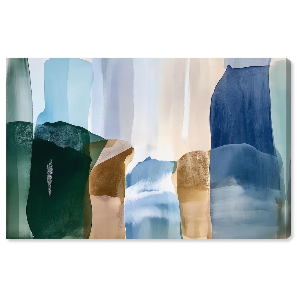 Contoured Calm II Canvas by Art Remedy, Gallery Wrapped
