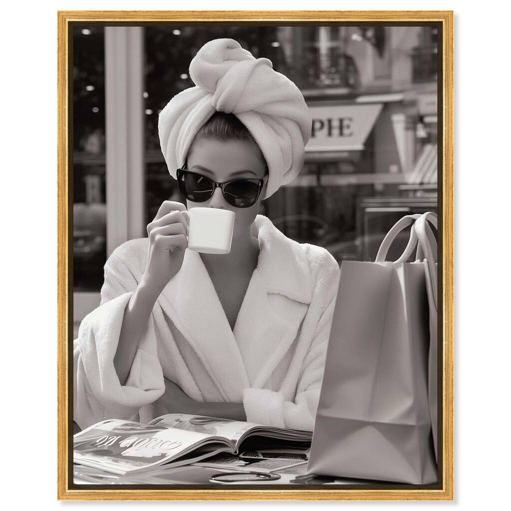 Early Morning Coffee Canvas by Art Remedy