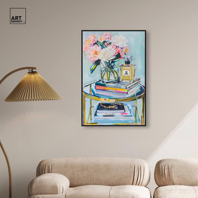 Glass Stand Glam Canvas by Art Remedy