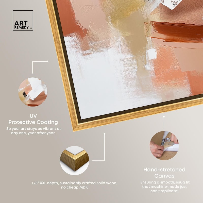 Rose and Rust III Canvas by Art Remedy