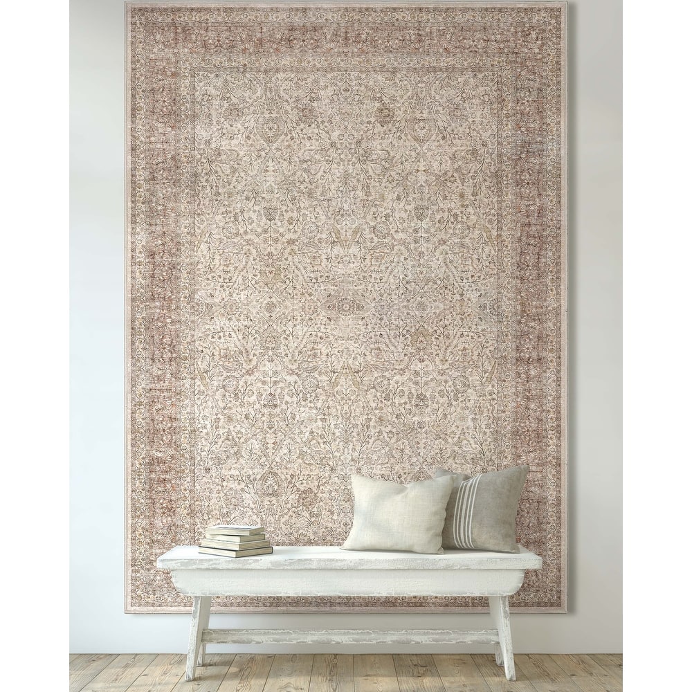 Well Woven Asha Isolde Vintage Oriental Flat-Weave Area Rug