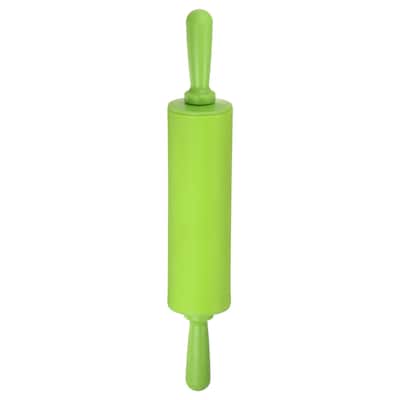 Silicone Rolling Pins for Baking 30cm x 4.2cm Roller Green