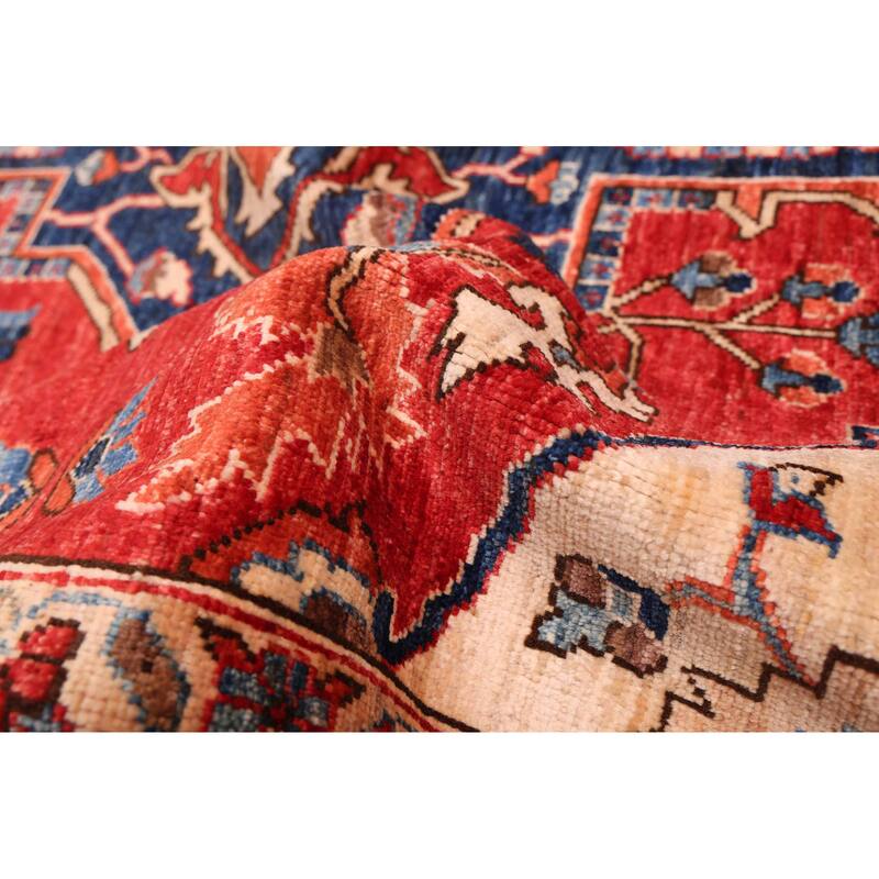 ECARPETGALLERY Hand-knotted Aryana Red Wool Rug - 9'3 x 12'0