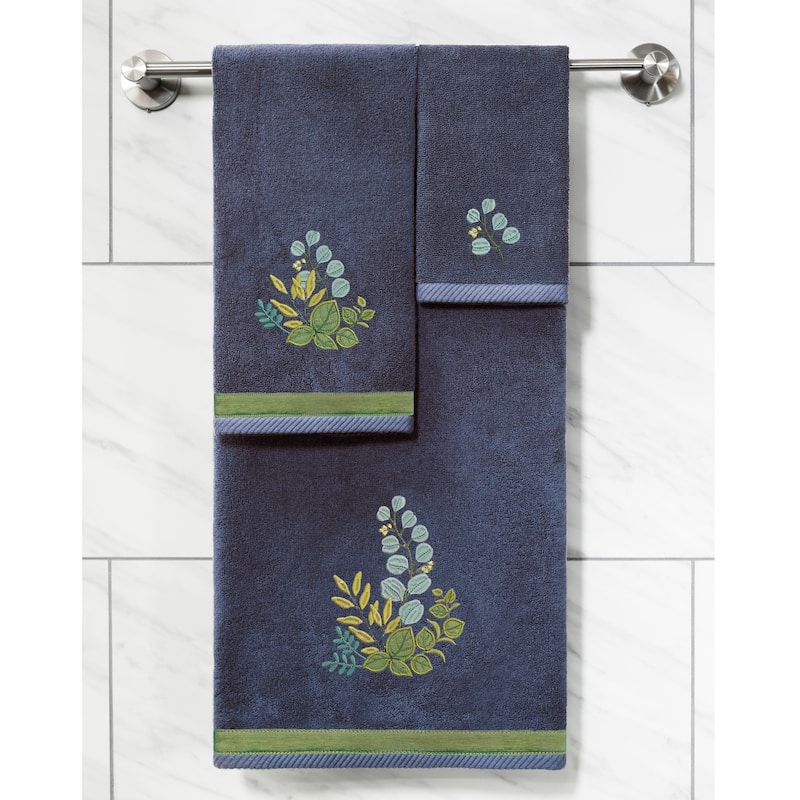 Authentic Hotel and Spa Turkish Cotton Botanica 2 PC Hand Towel Set