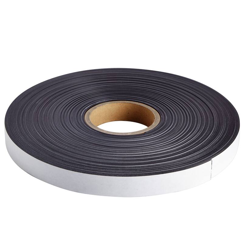Bright Creations 1 Inch x 100 Feet Sticky Magnetic Strip for DIY, Crafts, Cosmetics, Easy to Cut