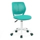 preview thumbnail 4 of 28, Gymax Kids Desk Chair Ergonomic Swivel Children Mesh Study Height Green