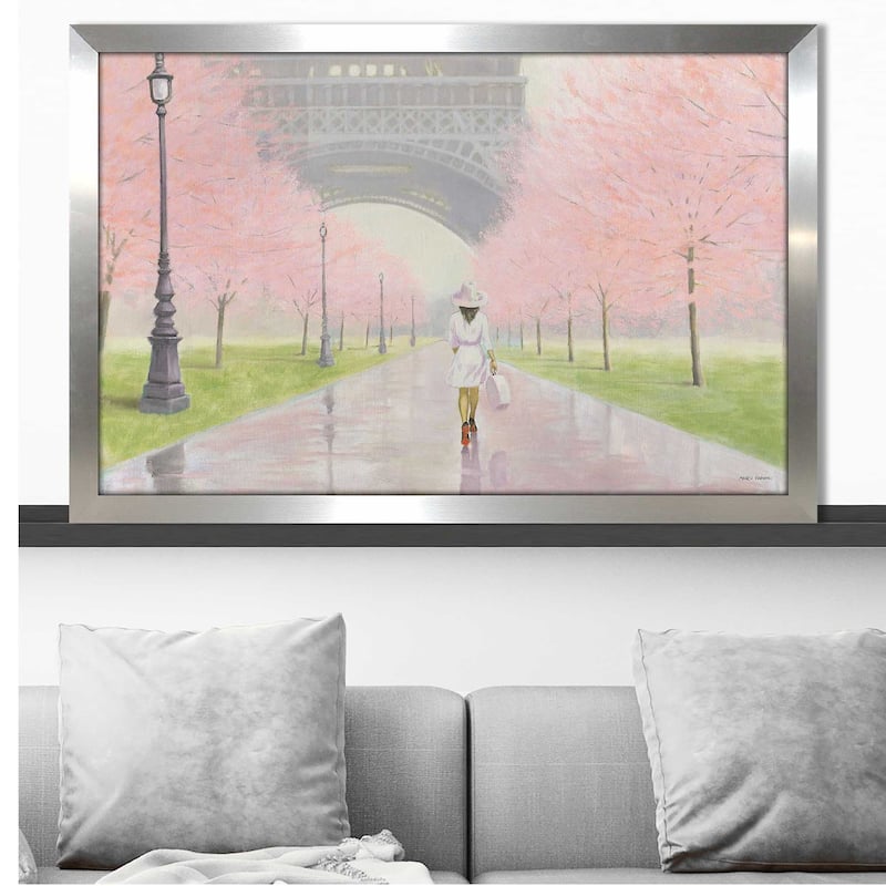 "Printemps a Paris I" Print on Acrylic