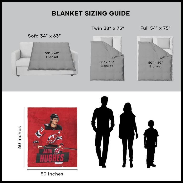 NHL Player Silk Touch Throw Blanket