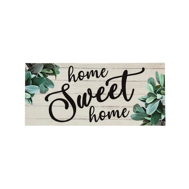 22 in. x 10 in. Home Sweet Home Eucalyptus Sassafras Switch Mat