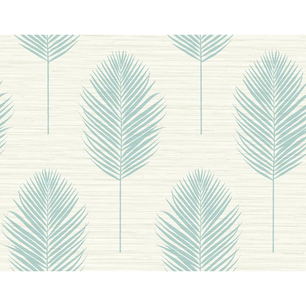 A-Street Prints Bali Aqua Fern Wallpaper