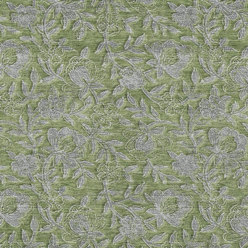 HomeRoots Floral Transitional Rectangle Outdoor Rug