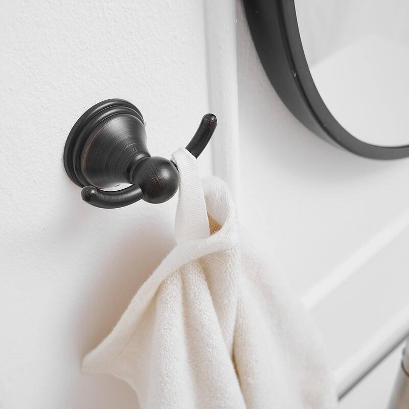 5-Piece Modern Stainless Steel Bathroom Hardware Set