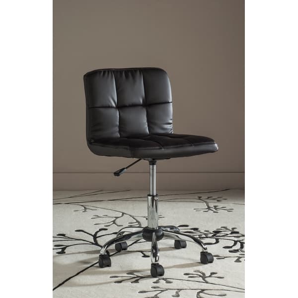 slide 2 of 7, Safavieh Office Brown Brunner Desk Chair - 18.3" x 21.9" x 31.5"