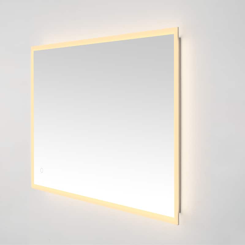 SAFAVIEH Home Houston 24" LED Vanity Mirror - Silver / White