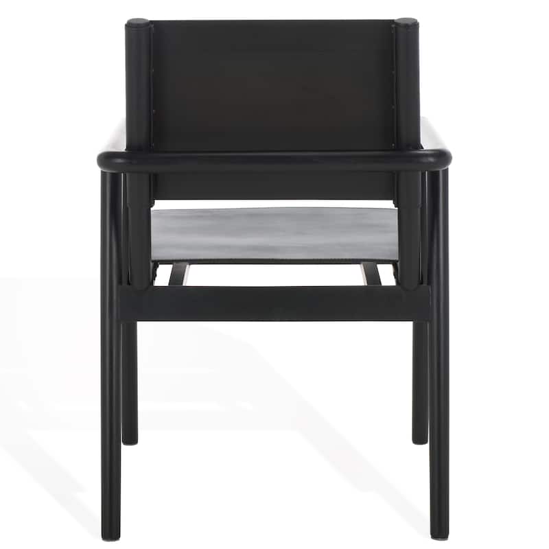 SAFAVIEH Couture Hutson Leather Dining Chair - 23"W x 24"D x 34"H