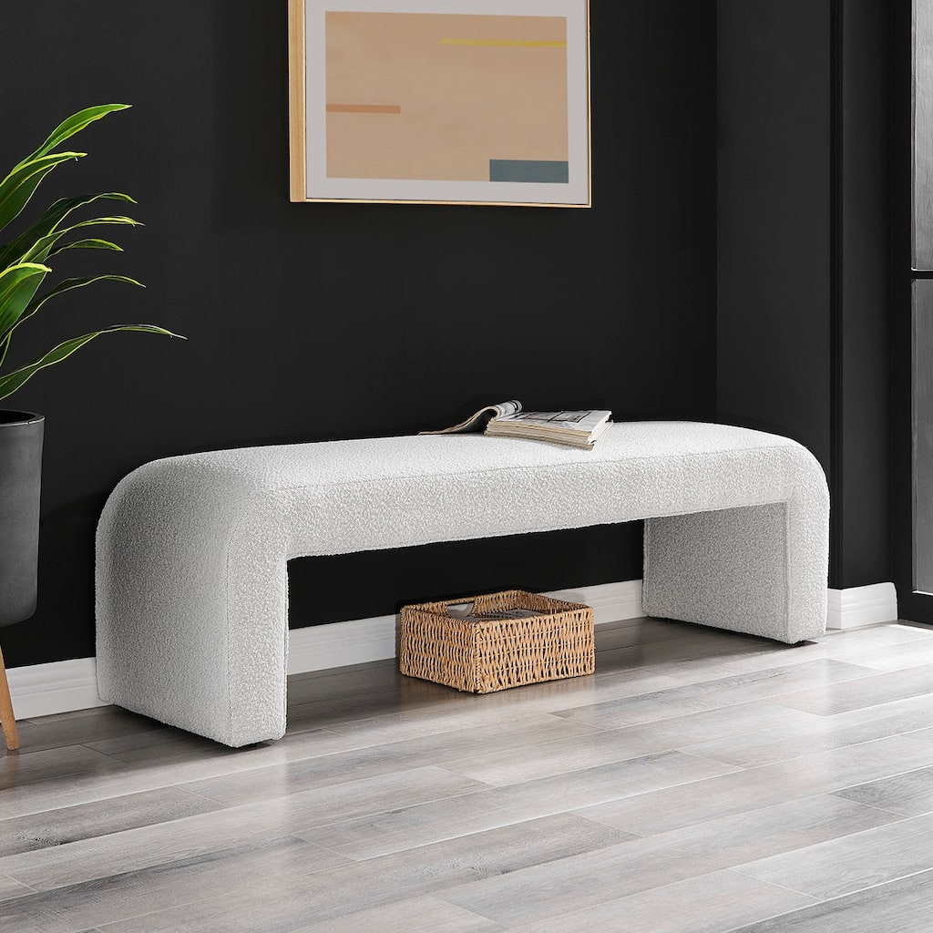 NPD Furniture Vioreen Boucle Bench