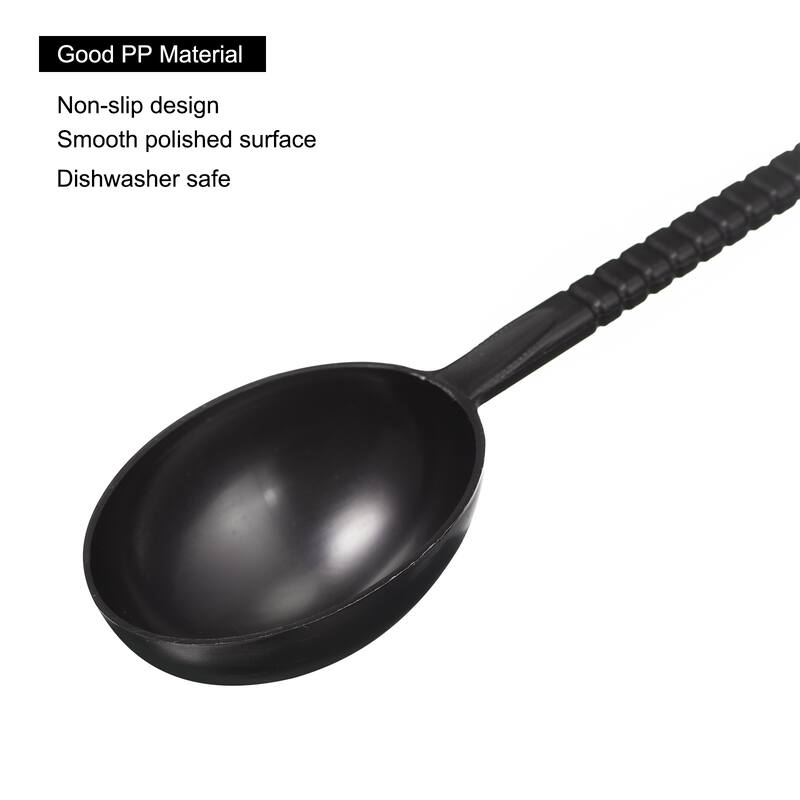 20pcs Plastic Coffee Scoop 8.27" Tablespoon Coffee Measuring Spoons, Brown