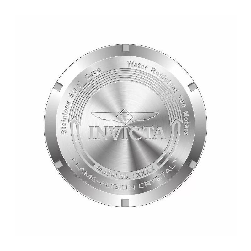 Invicta Men's 'Invicta II' Black Dial Calf Leather Strap Watch