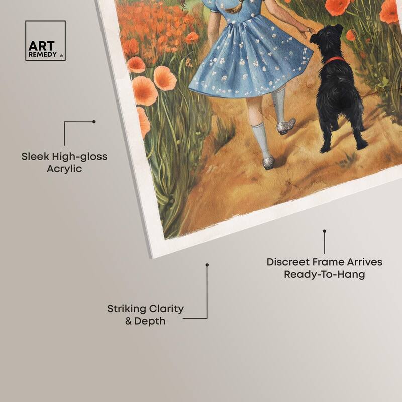 Wizard of Oz Classic Acrylic by Art Remedy, Ready to Hang