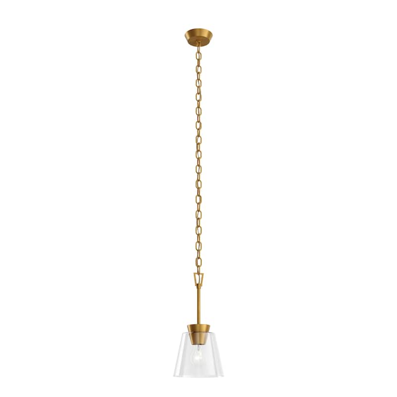 Kichler Lighting Zandi 1-Light Classic Gold Mini Pendant Light