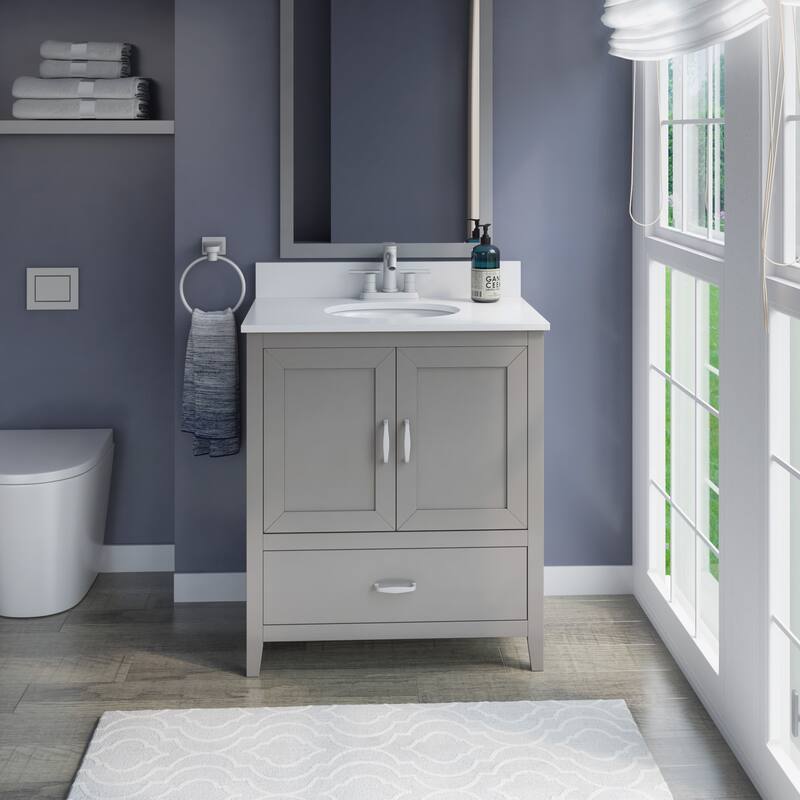 30" Traditional Single Bathroom Vanity with Drawer