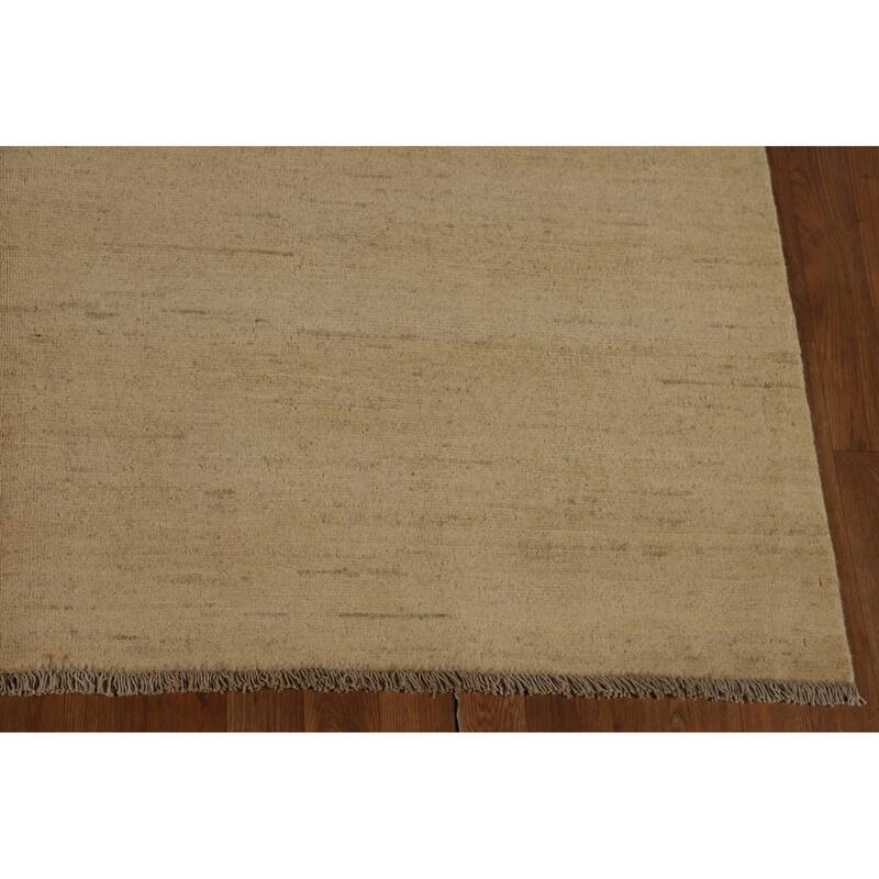 Modern Gabbeh Oriental Area Rug Handmade Wool Carpet - 6'6"x 9'6"