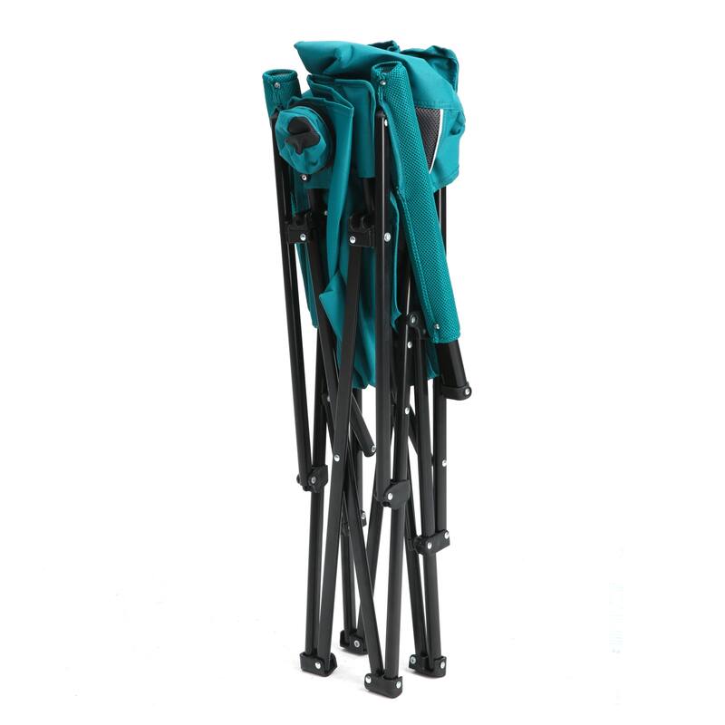 Oversized Heavy Duty Portable Camping Chair with Cup Holder, High Back