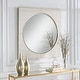 preview thumbnail 5 of 7, Uttermost Cyprus White Square Mirror - 40"W x 40"H x 1"D