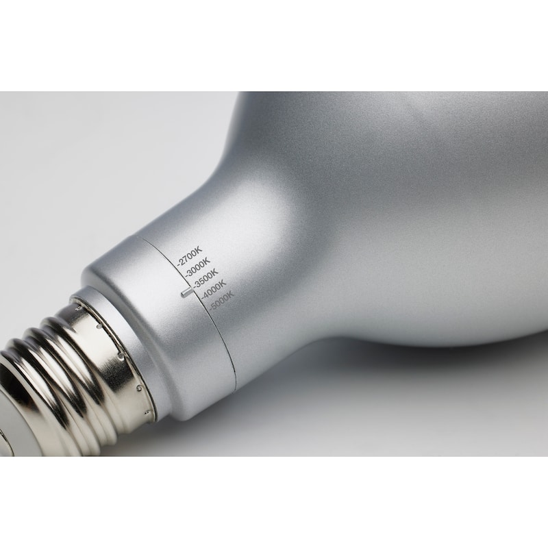 15W PAR30LN LED Long Neck 27K/30K/35K/40K/50K CCT Selectable 120-277V - Silver