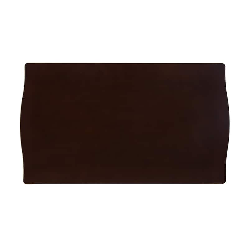 Roomfitters 6-Piece Kitchen Dining Table Set, 60 Inch Rectangular Table with 4 Tufted High-Back Chairs and Bench