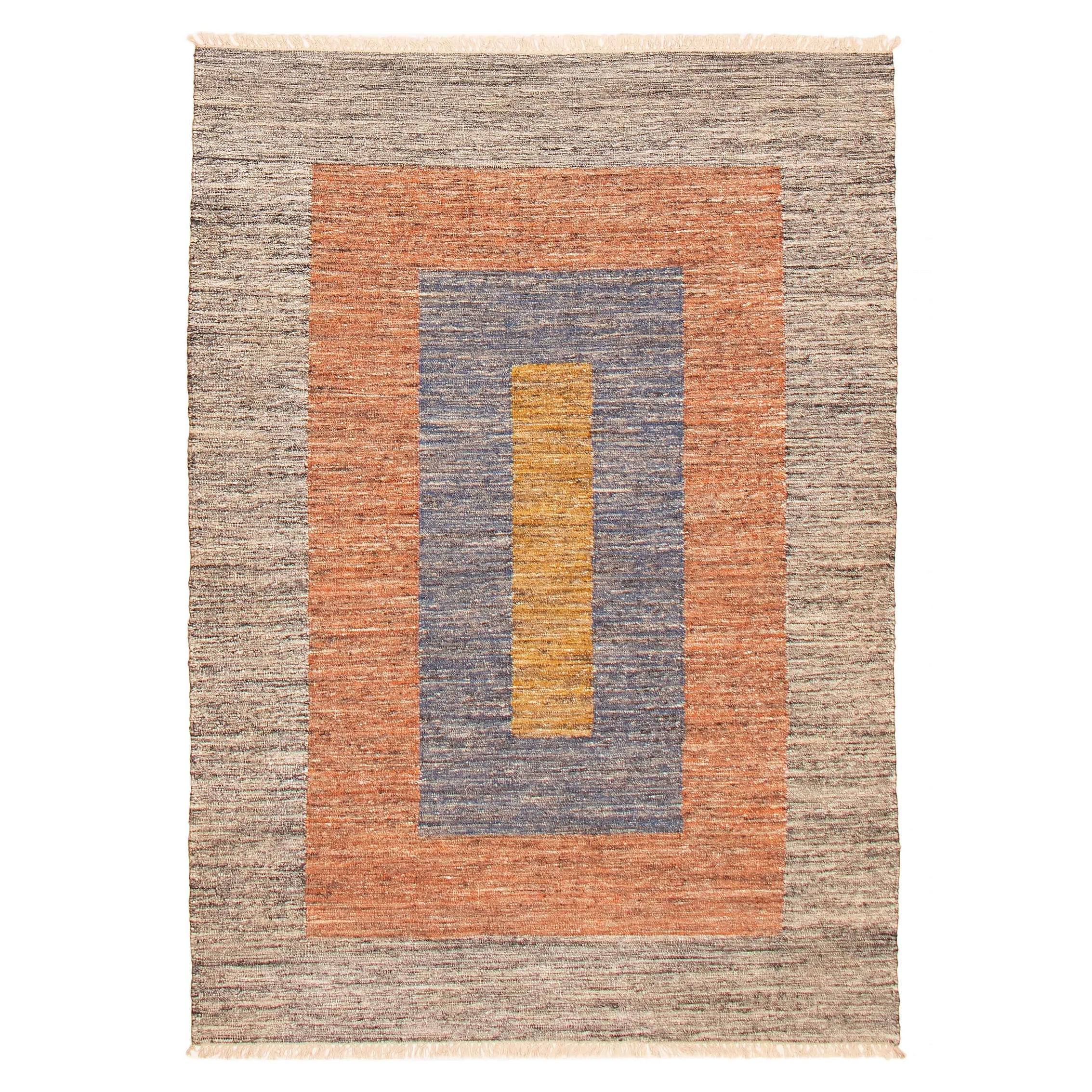 Ankara FW Copper, Grey Kilim 5'2" x 7'6" - 5'2 x 7'6