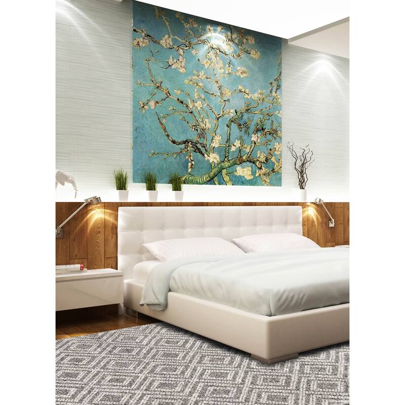 ECARPETGALLERY Braid weave Sienna Black Wool Rug - 5'0 x 7'9