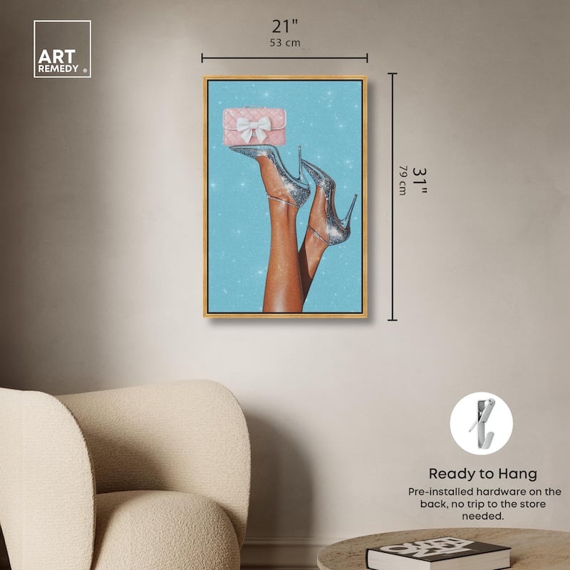 Clutch Purse on Display Canvas by Art Remedy