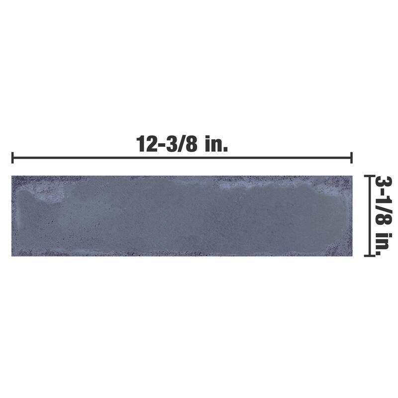 Merola Tile Luca Marine 3-1/8" x 12-3/8" Ceramic Wall Tile