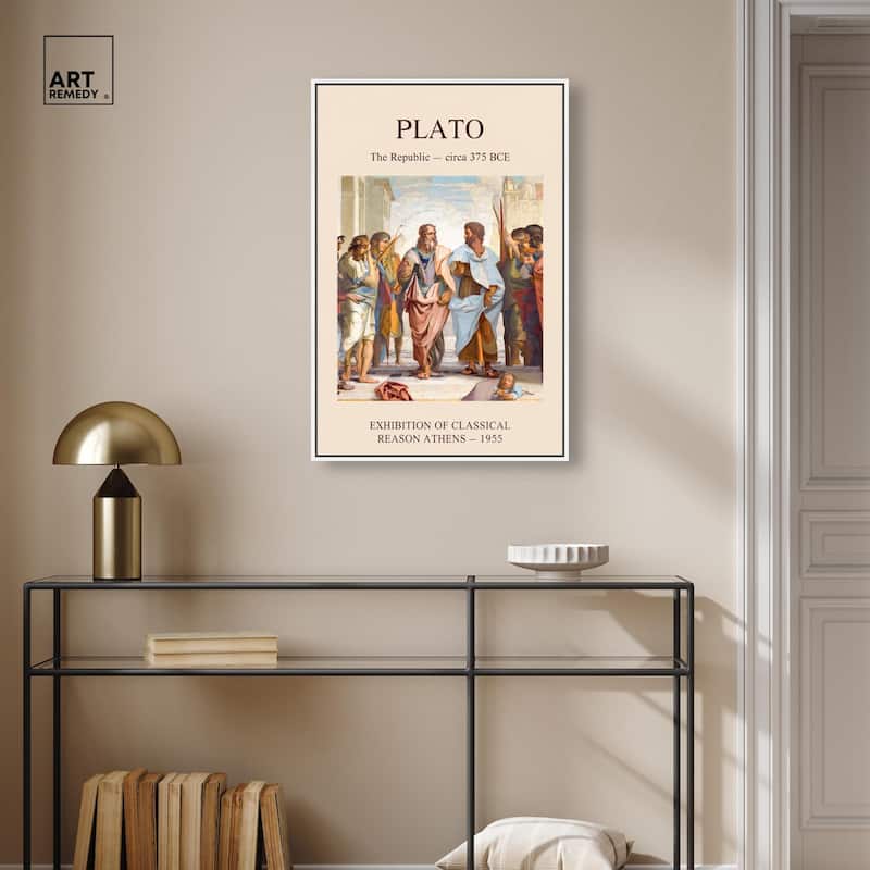 World of Plato's Republic Canvas by Art Remedy