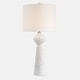 preview thumbnail 1 of 4, Uttermost Sonata Textured White Table Lamp