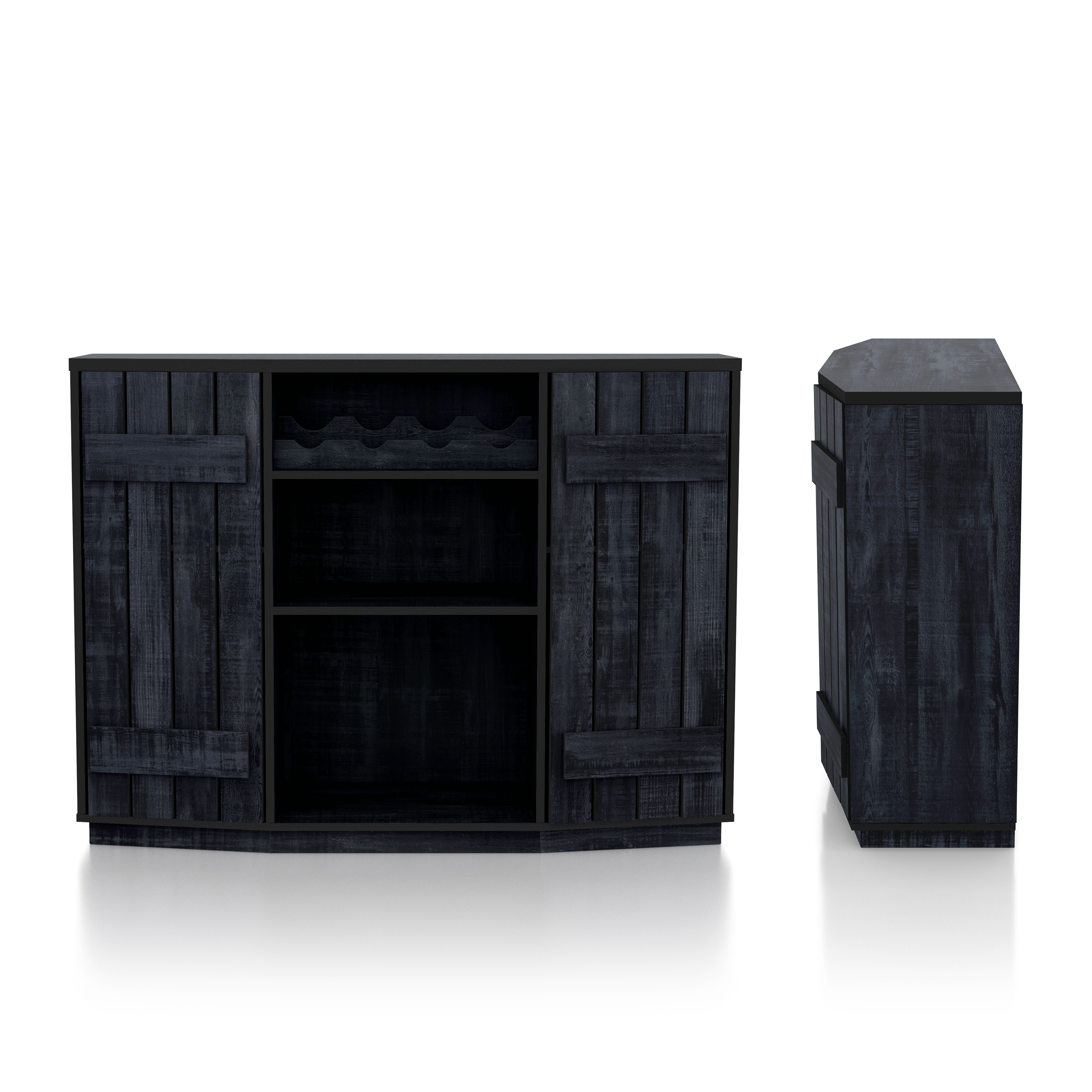 Navy buffet outlet cabinet