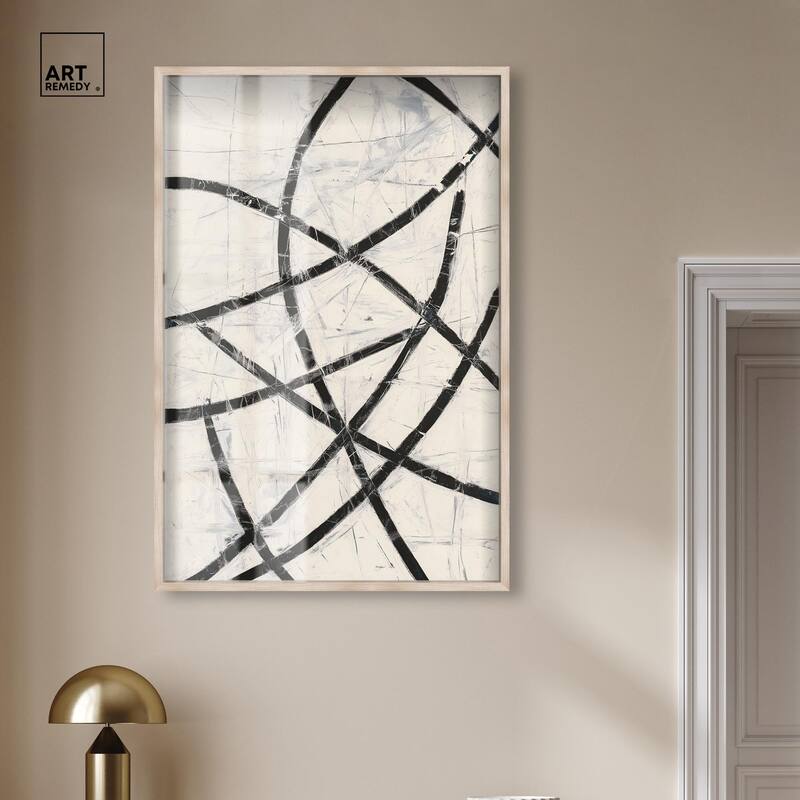 Intersecting Lines I Shadowbox by Art Remedy