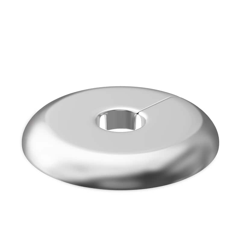 PROFLO 3/4" IPS Plastic Split Escutcheon - Chrome