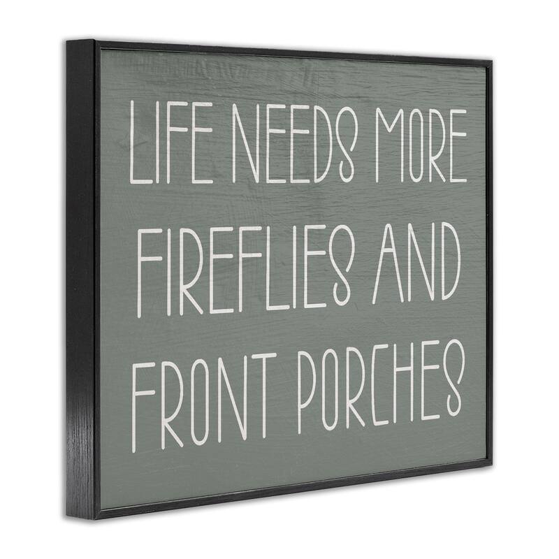 Stupell Fireflies & Front Porches Framed Giclee Art Design By Lil' Rue