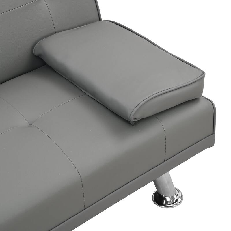 Wooden frame lounge chair with armrests stainless steel legs