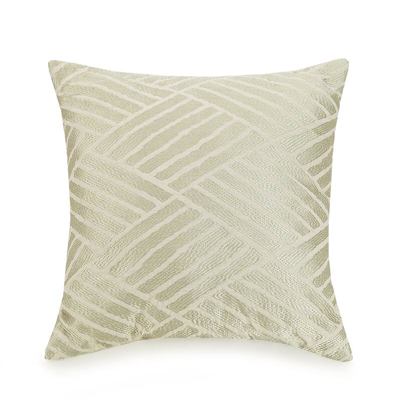 Ayesha Curry Embroidered Geo Pillow