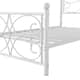 VECELO Metal Bed Frame with High Headboard and Footboard, Platform Beds with Heavy Duty Mattress Foundation