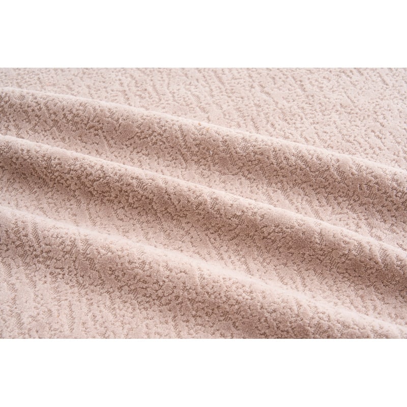 Single S-Curved Chenille Sofa Chair, No Assembly