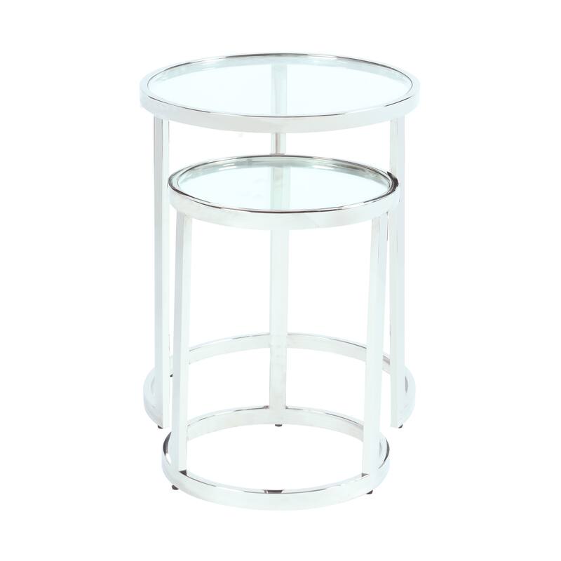 Somette 2-In-1 Nesting Lamp Table Set
